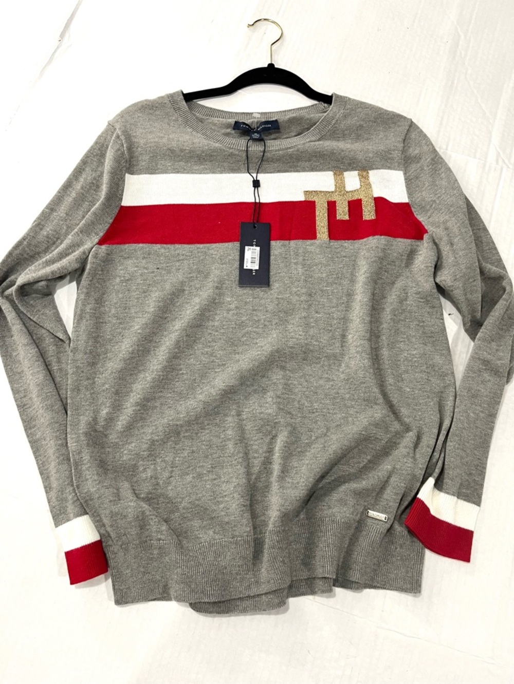 TOMMY HILFIGER MONOGRAM SWEATER NEW WITH TAG (314)